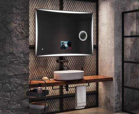 SMART Veidrodis su apšvietimu LED L77 Apple #8