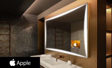 SMART Veidrodis su apšvietimu LED L77 Apple