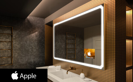 SMART Apšviestas vonios veidrodis LED L138 Apple