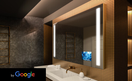 Apšviestas vonios veidrodis LED SMART L02 Serija Google