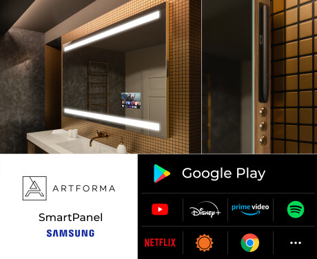 SMART Apšviestas vonios veidrodis LED L09 Samsung #2