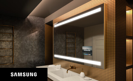 SMART Apšviestas vonios veidrodis LED L09 Samsung