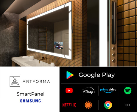 SMART Veidrodis su apšvietimu LED L126 Samsung #2