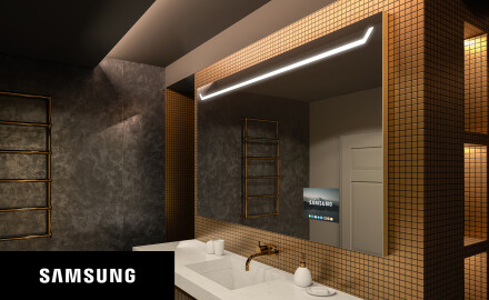 SMART Apšviestas vonios veidrodis LED L128 Samsung