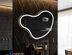 SMART Nereguliarus veidrodis su apšvietimu LED N223 Google