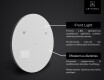 SMART Apvalus veidrodis su apšvietimu LED L33 Apple #2