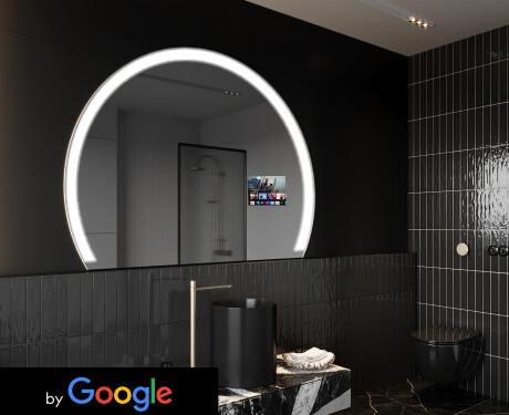 SMART Nereguliarus veidrodis su apšvietimu LED W222 Google
