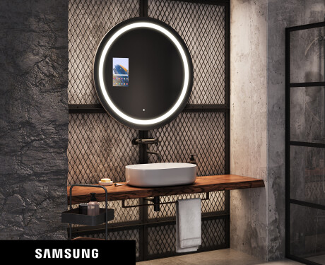 SMART Apvalus veidrodis su apšvietimu LED L33 Samsung