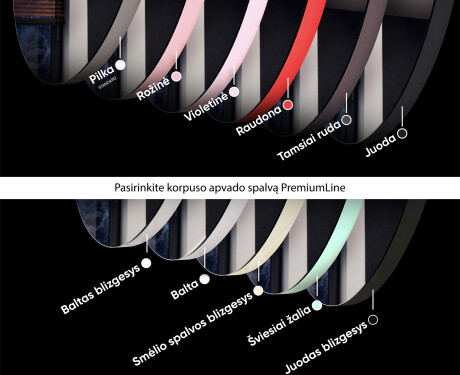 SMART Apvalus veidrodis su apšvietimu LED L156 Samsung #7