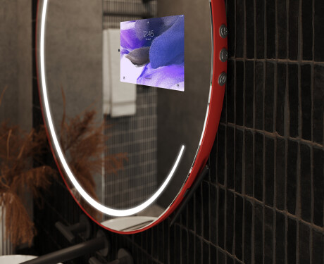 SMART Apvalus veidrodis su apšvietimu LED L156 Samsung #10
