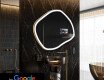 SMART Nereguliarus veidrodis su apšvietimu LED R222 Google
