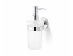 CLASSIC – Skysto muilo dozatorius / matinis stiklas / chromas