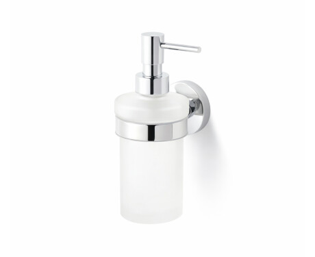 CLASSIC – Skysto muilo dozatorius / matinis stiklas / chromas