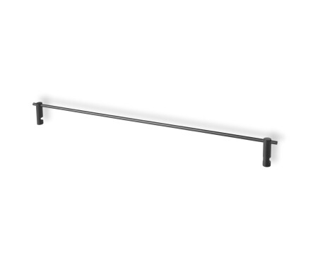 CLASSIC-Reling 50, skirta stiklinei lentynai 07.80160 / matinė juoda