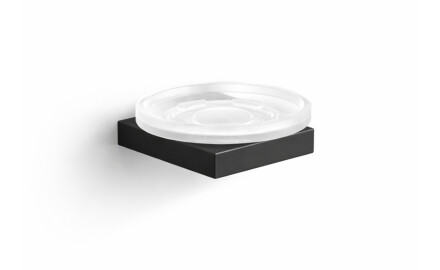 KOBE – muilo dėžutė  / matinė juoda, matinis stiklas