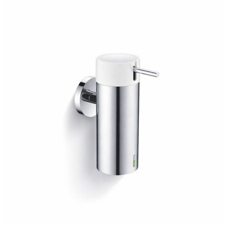 Skysto muilo dozatorius 0,15 l / poliruotas plienas / balta pompa + poliruotas plienas #1