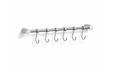Strypas – 6 slankūs rankšluosčių kabliukai / chromuotas