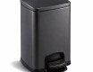 PREMIUM stačiakampė 20 l šiukšliadėžė su pedalu, „soft close“ funkcija / matinė juoda