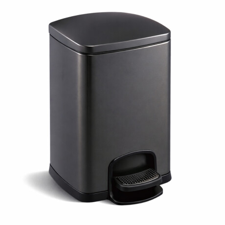 PREMIUM stačiakampė 20 l šiukšliadėžė su pedalu, „soft close“ funkcija / matinė juoda #1
