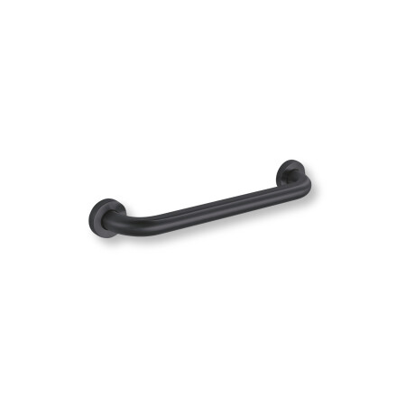Pagalbinis turėklas žmonėms su negalia, Ø32, tiesus, STANDARD – 40 cm / nerūdijantis plienas, matinis juodas #1