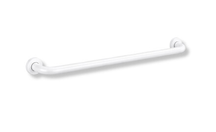 Pagalbinis turėklas žmonėms su negalia, Ø32, tiesus, STANDARD – 80 cm / nerūdijantis plienas, matinė balta spalva