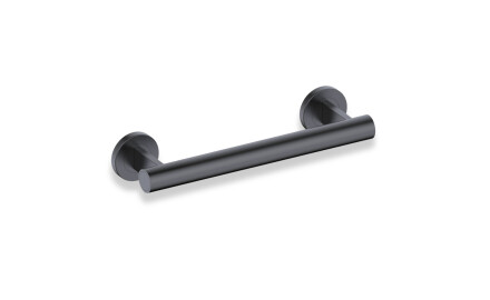 Pagalbinis turėklas žmonėms su negalia, Ø32, tiesus, PREMIUM – 30 cm / nerūdijantis plienas, matinis juodas