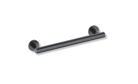 Pagalbinis turėklas žmonėms su negalia, Ø32, tiesus, PREMIUM – 40 cm / nerūdijantis plienas, matinis juodas