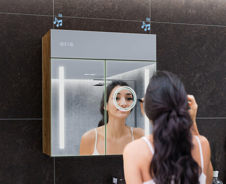 Vonios spintelė su LED veidrodžiu - l02 emily 66,5 x 72cm #7