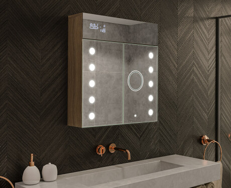 Vonios spintelė su LED veidrodžiu - l06 emily 66,5 x 72cm #1