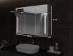 Smart vonios spintelė su LED veidrodžiu - L02 Sarah 100 x 72cm #3