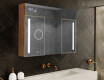 Vonios spintelė su LED veidrodžiu - l02 emily 100 x 72cm