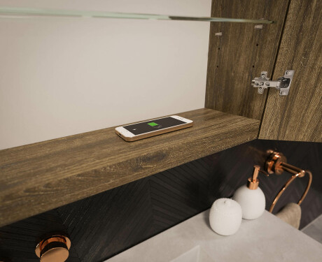 Vonios spintelė su LED veidrodžiu - l02 emily 100 x 72cm #12