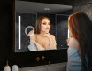Vonios spintelė su LED veidrodžiu - l02 emily 100 x 72cm #9
