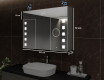 Vonios spintelė su LED veidrodžiu - l03 emily 100 x 72cm #2