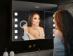 Vonios spintelė su LED veidrodžiu - l03 emily 100 x 72cm #9