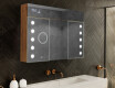Vonios spintelė su LED veidrodžiu - l06 emily 100 x 72cm #1