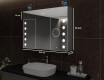 Vonios spintelė su LED veidrodžiu - l06 emily 100 x 72cm #2