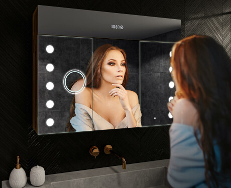 Vonios spintelė su LED veidrodžiu - l06 emily 100 x 72cm #9