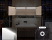 Vonios kambario spinta su šviesos diodais Lily - dviejų durų 100 x 72,5cm #5