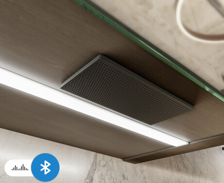 Vonios kambario spinta su šviesos diodais Lily - trijų durų 100 x 72,5cm #9