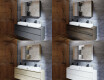 Vonios kambario spinta su šviesos diodais Lisa 100 x 70cm #4