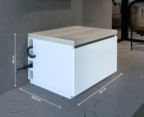 Batų spintelė - Olivia 70 x 45cm #2