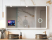 Apvalus modernus LED veidrodis su iPad Displine L141 rėmeliu