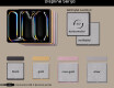 Apvalus modernus LED veidrodis su iPad Displine L141 rėmeliu #2