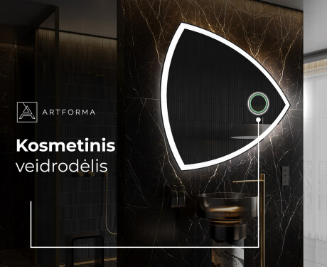 Sieninis dekoratyvinis veidrodis su LED T222 #4