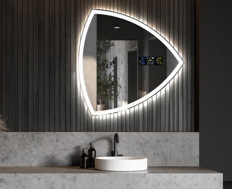 Sieninis dekoratyvinis veidrodis su LED T222 #6