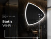 Sieninis dekoratyvinis veidrodis su LED T222 #6