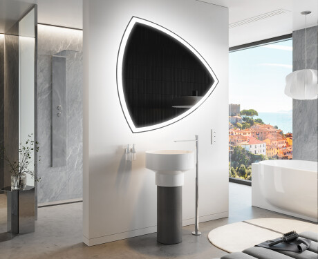 Sieninis dekoratyvinis veidrodis su LED T222 #9