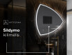 Sieninis dekoratyvinis veidrodis su LED T223 #8