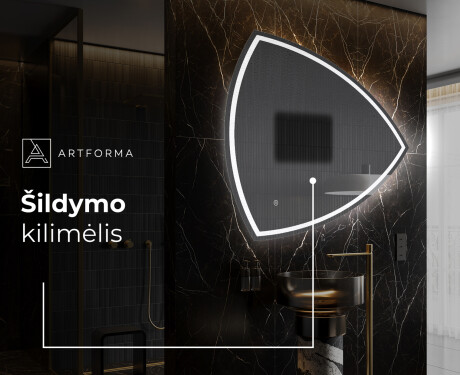 Sieninis dekoratyvinis veidrodis su LED T223 #8